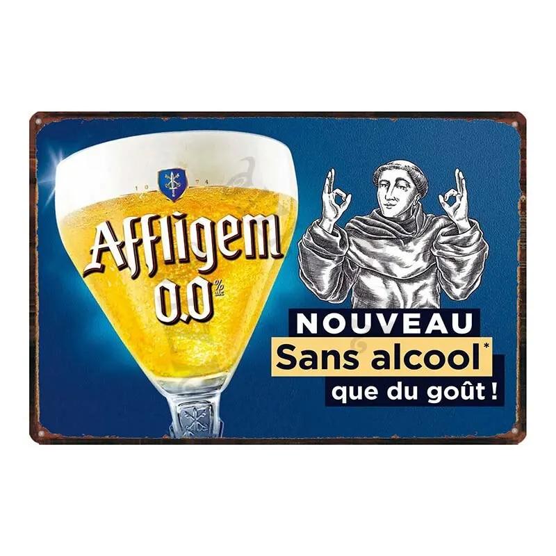 8x12inch   Vintage Belgian Beer Metal Plate Tin Sign Wall Bar Home Art Decor Retro Kitchen Poster