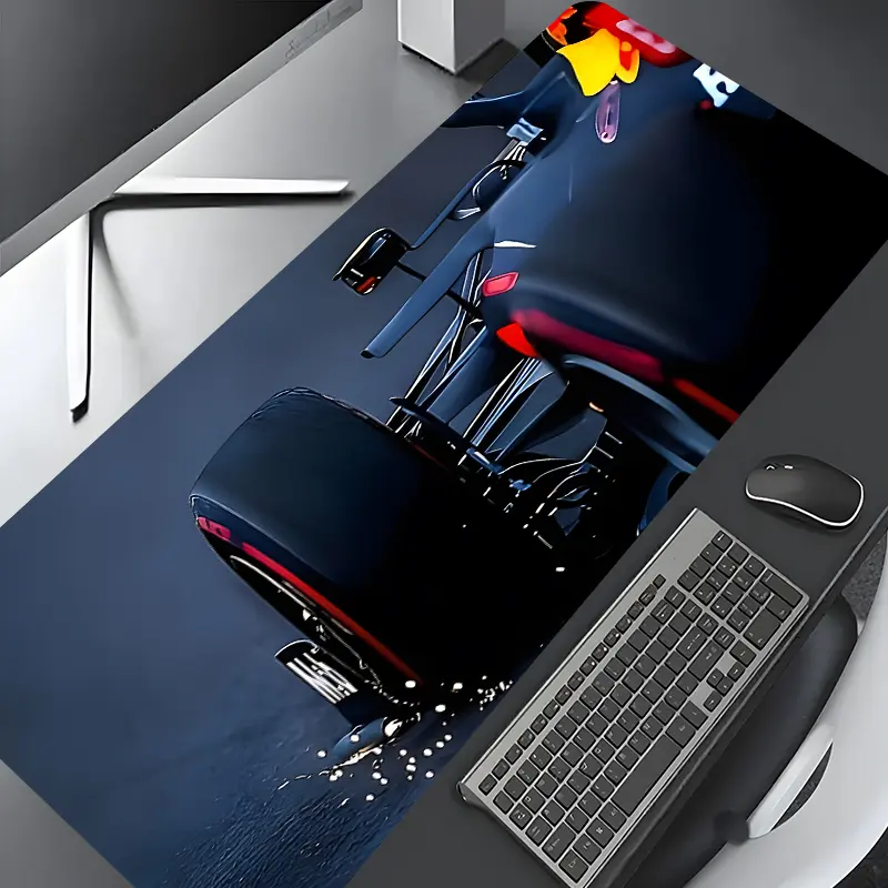 Fashion Speed Racing Car Dynamic Design Large Gaming Mouse Pad, Mouse Pad For Laptop, Computer Mouse Pad, Desktop Drotection Pad, Washable Rubber Pad Non-Slip Lock Edge Multi-Size Mouse Pad Suitable For Home Office, Good Gift for Family and Friends