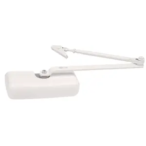 Brinks Residential Hydraulic Adjustable Steel Door Closer - Model EJD5035161 - White - 1 Count