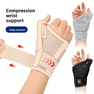 Vilico Sports Wrist Support Finger Protector Fixed Tendon Sheath Injury Breathable Joint Sleeve Bandage Compression Thumb Wrist Guard gym stuff Half-Finger Weightlifting Gloves waterproof thumb spica splint tactical accessories hunt gear snowboarding gear