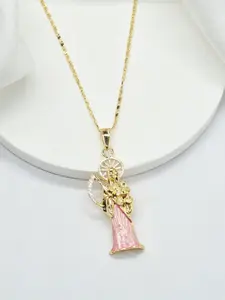 14k Enamel Scythe Death God Necklace, Unisex Religious Faith Pendant Jewelry, Perfect for Boyfriend Birthday, Halloween Theme Accessories, Angel Necklace