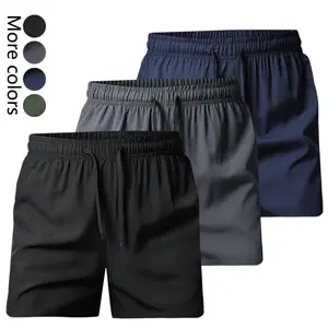 3-Pack men's casual sports shorts perfect for gym workouts and running