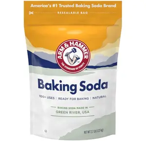 ARM & HAMMER Baking Soda Made in USA, Ideal for Baking, Pure & Natural, 2.7lb Bag