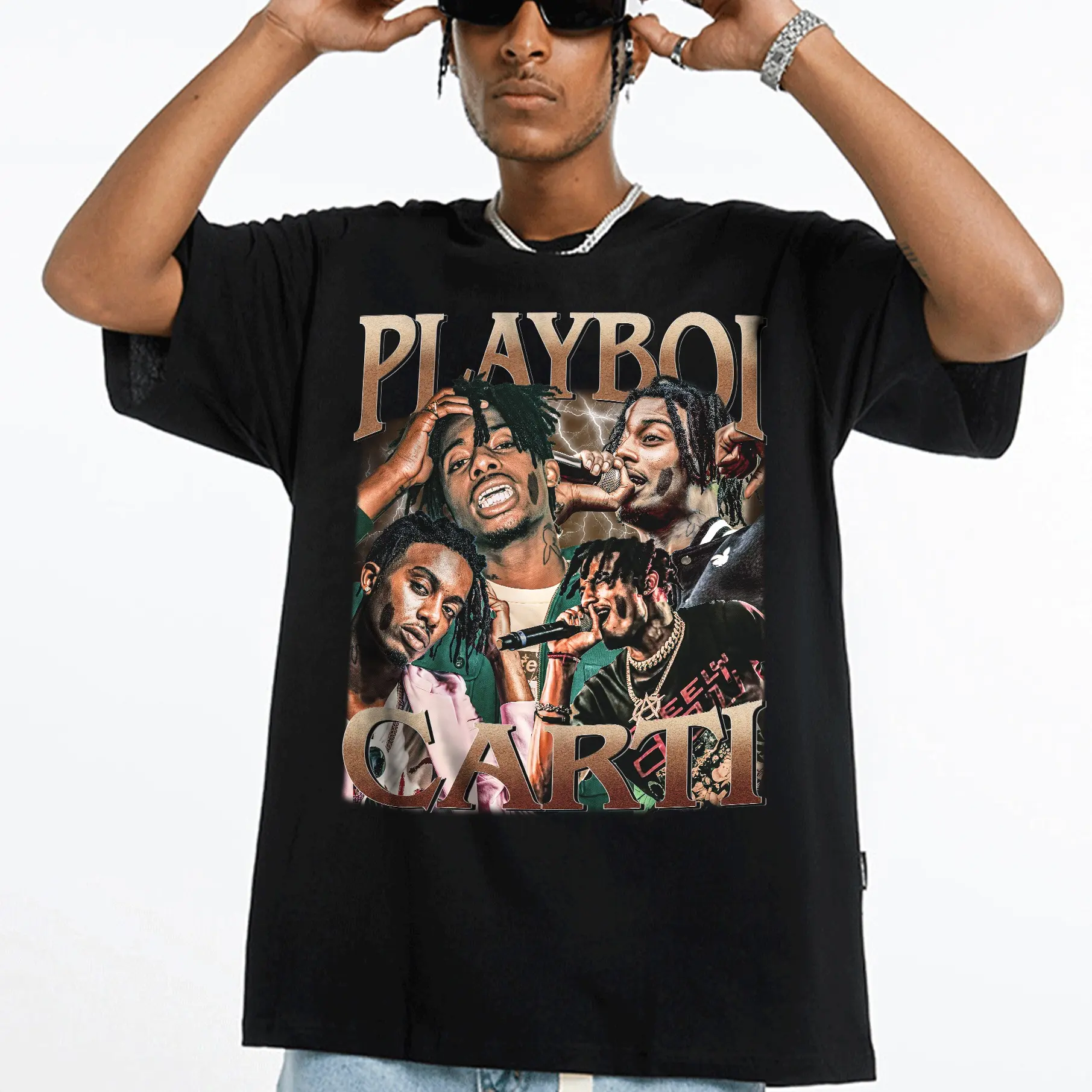 Personalize RETRO PLAYBOI CARTI Shirt, Rapper Hiphop Playboi Carti, Rap Shirt, Playboi Carti Homage Shirt, Playboi Carti Rapper, Gift For Her, Gift For HimGift For Her, Gift For Him