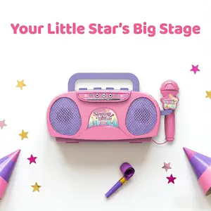 Singing machine toy with microphone, children's singing machine microphone music toy, suitable for boys and girls as birthday and Easter gifts