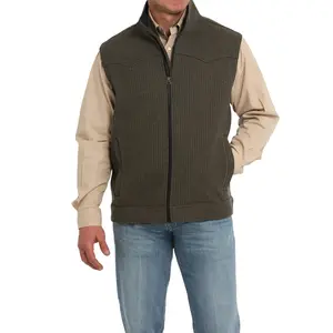 Cinch Men's Bonded Khaki Wooly Vest MWV1909004