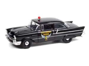 1957 Chevrolet 150 Sedan - Ohio State Highway Patrol Diecast 1:18 Scale Model Car - Highway 61 HWY18028
