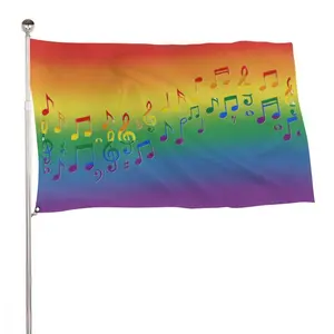 All Weather 35x59in Polyester Flag Heat Sublimation Custom Design For Outdoor Garden Yard Indoor Home Decor