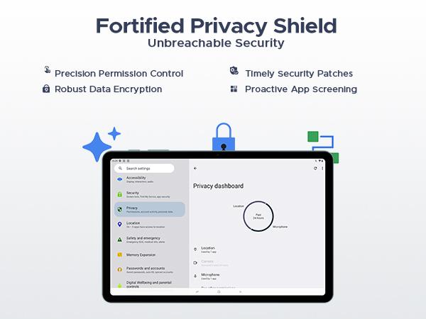 Tab A9 Pro 10" Tablet, Android 16, 20GB RAM, 128GB+2TB, 6580mAh Battery, 5G WiFi, HD Display, Dual Speakers, Face Unlock