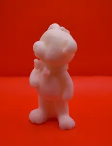 Valentine's Teddy Bear candle