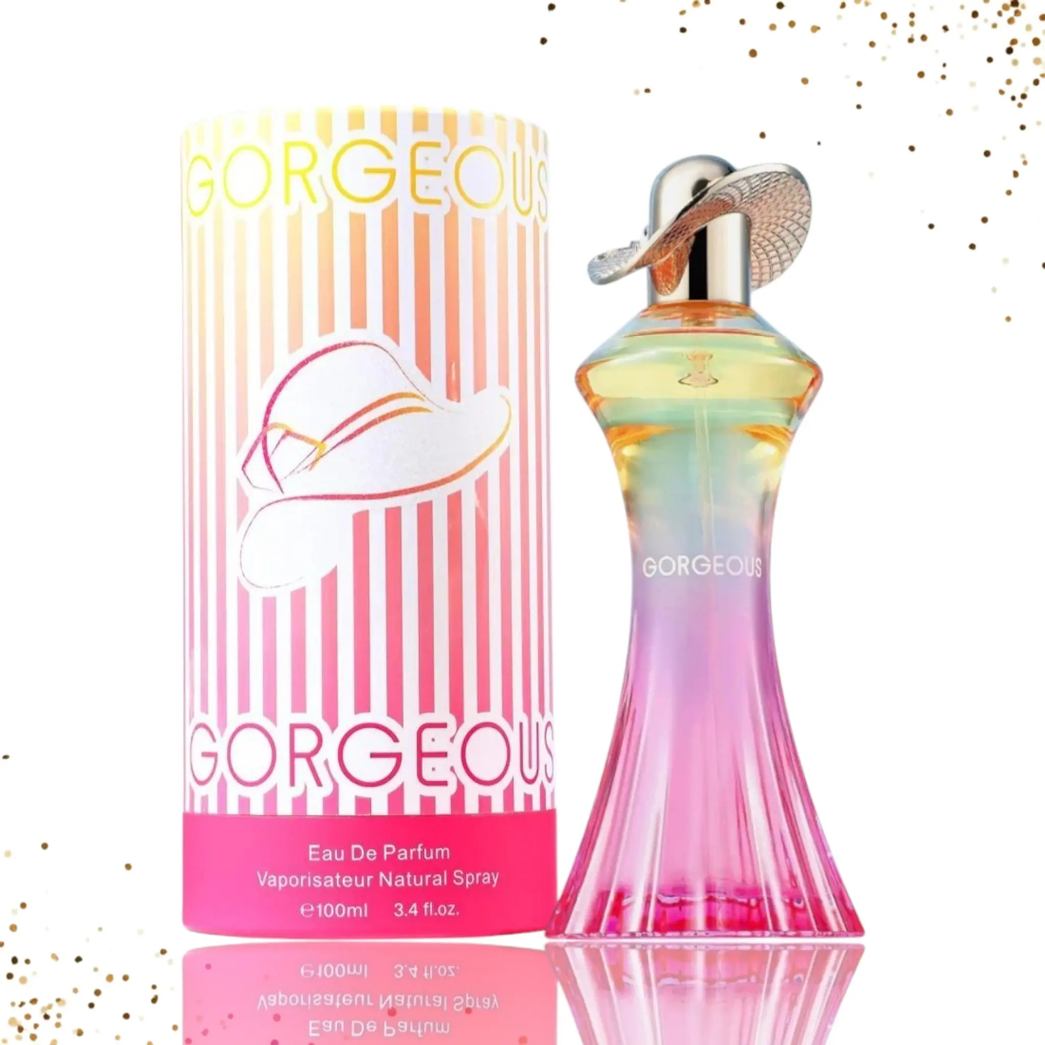 BHARARA Gorgeous EDP Perfume Spray - 100ml (3.4 fl. oz) Unisex Fragrance, Citrus-Sandalwood-Jasmine-Rose-Musk Blend, Long Lasting Enchanting Soft Floral Scent for Beauty & Personal Care, Long Lasting Fragrance
