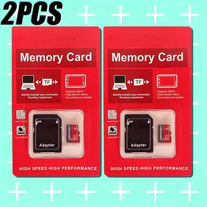 2 Packs 1TB Micro TF Storage Card with Adapter, Micro SD Card Compatible with All Series of Home Smart Meters, Supports Electricity Usage Recording and Surveillance Video, PC Analysis Capable micro tf memory card