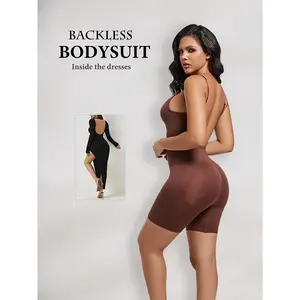 1 PCS Seamless Shapewear Plus Size Women's Waist Slimming, Tummy Control, Butt Lifting, Backless, Beautiful Back, Flat Angle Tight Bodysuit