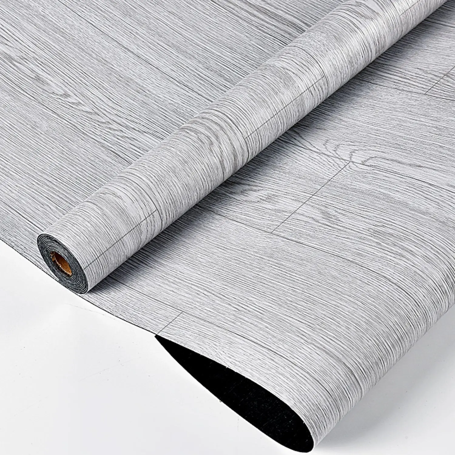Self-Adhesive Wood-Grain Wallpaper & PVC Floor Decals, Peel and Stick Flooring Waterproof Washable Easy Install, Perfect for Living Rooms Kitchens Bedrooms Offices