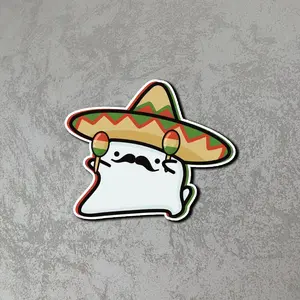 Gato Dance Sticker, Cute Cat Dance Sticker, Funny Meme Cat Decal, Waterproof Vinyl Sticker, Laptop Car Phone Decor