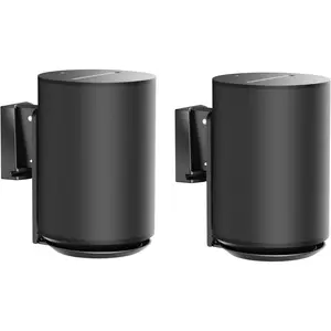ynVISION.DESIGN Adjustable Wall Mount Compatible with Sonos ERA 100 Speaker - Black 2 Pack (Black, 1 Box of 2 Mounts)