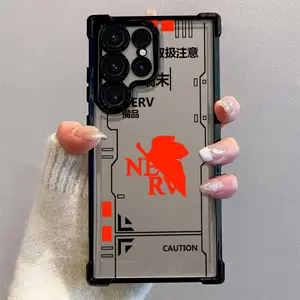Anime E-Evangeliones Phone Case Suitable for Samsung Galaxy S26 S25 S24 A57 A37 A07 A26 A36 A55 A35 A06 A16 A05 A14 A24 A34 A54 A15 A05S A25 A04e A04 S23 S22 S21 FE Ultra Plus Edge 4G 5G Anti Fall Transparent Soft Back Cover