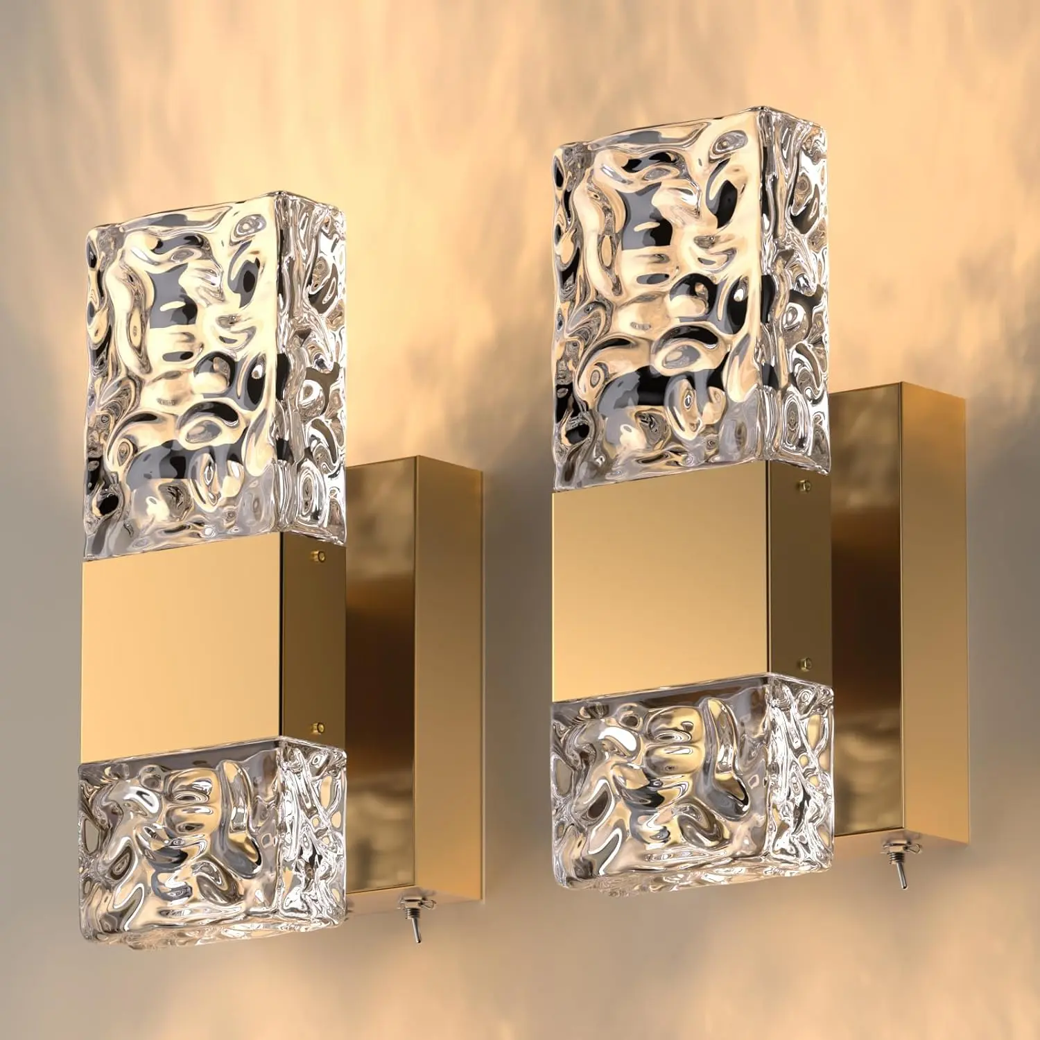 Battery Operated Wall Sconces, 10000mAh Wireless Battery Powered Wall Lights Fixture, Not Hardwired Dimmable Wall Lamp with Remote for Bedroom, Living Room, Bathroom, Hallway Adjustable Leds Lighting Modes Adjustable Vanity Mirror Lighting wall lights