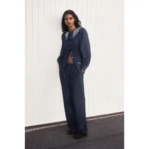 H&M Denim drawstring trousers