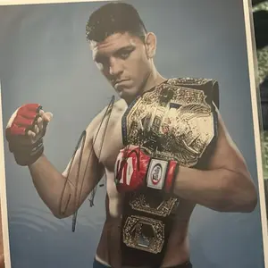 Nick Diaz Signed UFC 8x10 Photo