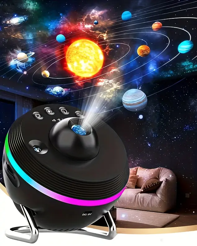 Galaxy Projector, Children's Ceiling Star Projector, Planetarium Space Projector with Galaxy Photography Planetary Meteor Timer, Galaxy Projector for Home Bedroom Decoration Christmas Gift