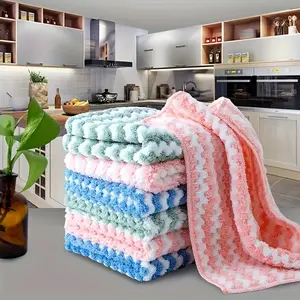 10-pack Ultra-Soft Microfiber Dish Cloths: Super Absorbent & Machine Washable Towels For Kitchen, Bathroom, Car & Window Cleaning 10Pcs