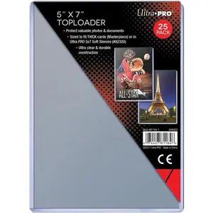 Ultra Pro Top Loader (5" x 7") - Pack of 25