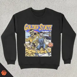 Golden State Basketball Shirt, American Team Sports Tee, US Sports Clothing, Basketball Fan Gift, Basketball Lover Apparel, Vintage Ball T Shirt Sweatshirt Hoodie Made In USA Oversized