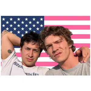 Heated Rivalry Shane Hollander & Ilya Rozanov Decorative Tapestry – Famous Hockey Lovers Concept, High-Resolution Fabric, Multiple Scales Modern Stripe Design Linen