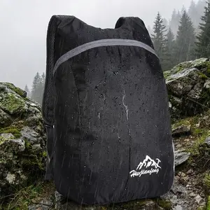 Ultralight Foldable Waterproof Backpack: Breathable Mesh Back, Adjustable Sweat-Resistant Straps, Compact Design for Travel, Durable Splash-Proof Material, Multi-Pocket Organizer & Hands-Free Comfort for Outdoor Adventures