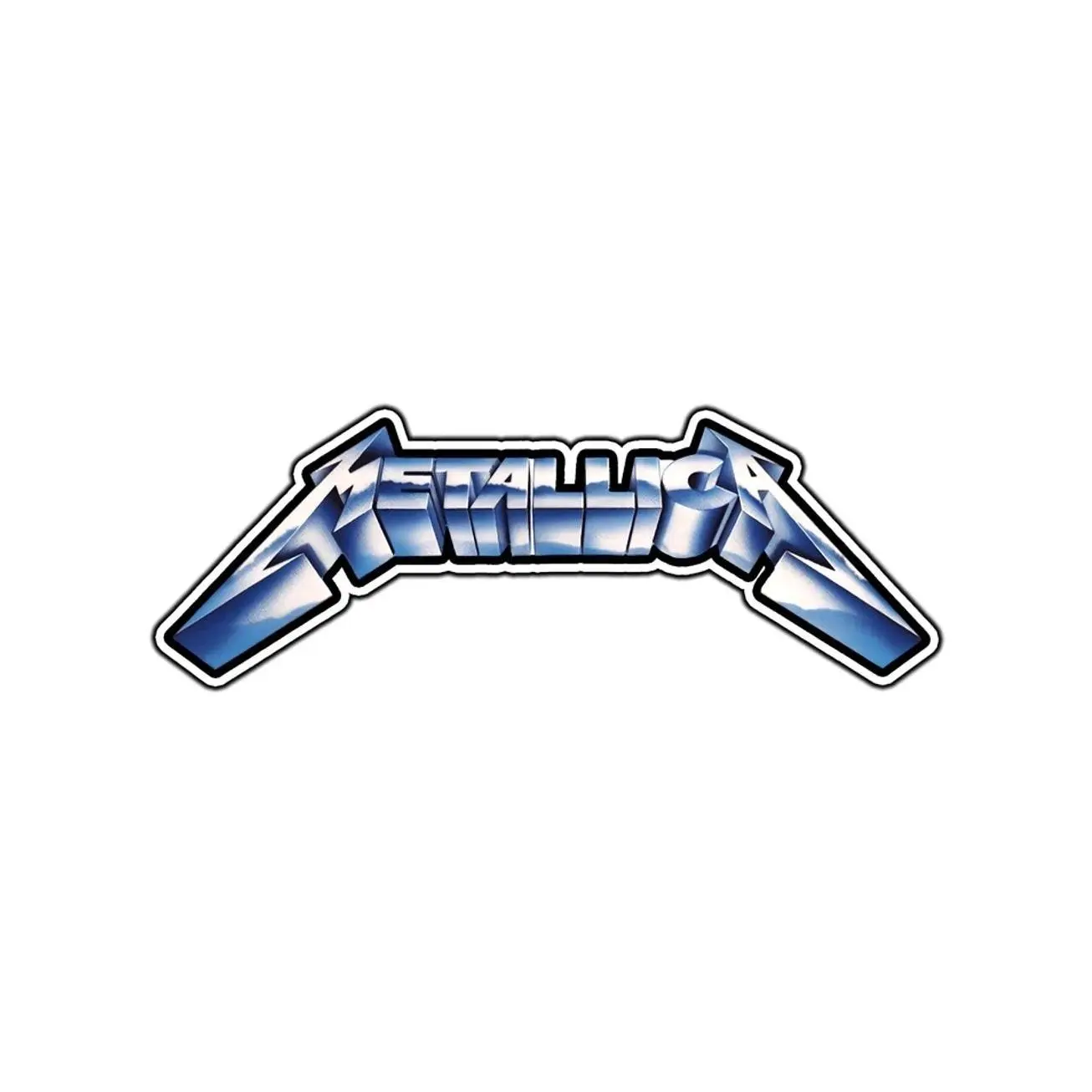 Metallica Logo #1 Sticker Waterproof Vinyl Decal Die-Cut Laptop Car