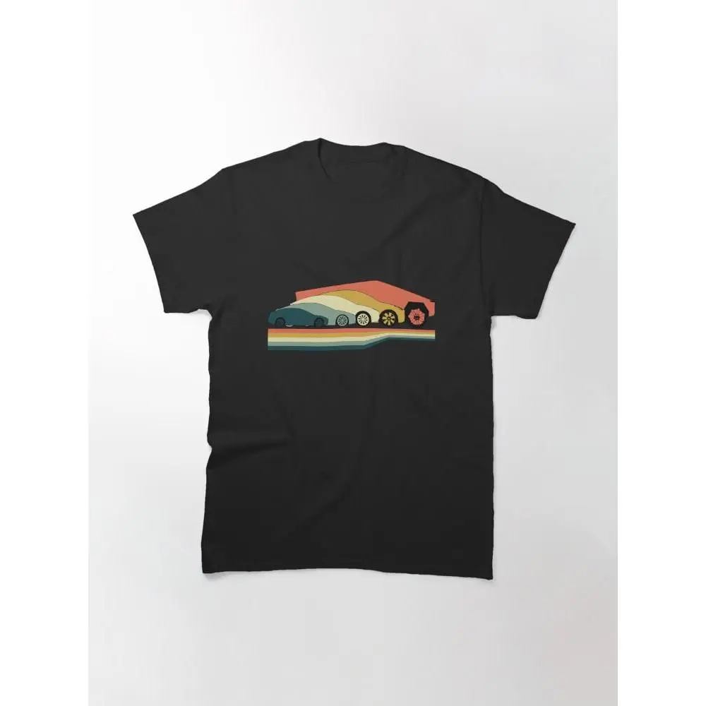TESLA Shirt – Vintage Design Tees for Men & Women – Car Print Retro T-shirt – Elon Musk Fan club Shirt – Billionaire Shirt - Birthday Gift Classic T-Shirt
