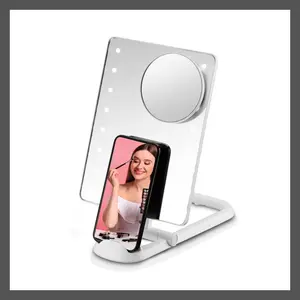 Conair LED Hollywood Lighted Social Media Vanity Cosmetic Makeup Mirror White