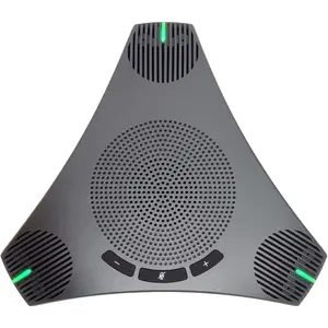 Conference Speaker and Microphone, USB Speakerphone with 360? Omnidirectional Voice Pickup,  Voice Enhancement, Hi-Fi Sound, Echo & Noise Reduction for Business,  Office, Online Meeting