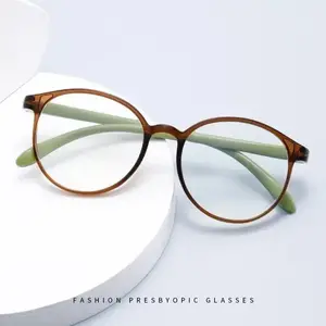 Auto-Adjusting Reading Glasses 2026 New, Smart Auto-Zoom Vision Range +1.00 to +4.00 Diopters, HD Blue Light Blocking, Ergonomic Semi-Rimless Unisex Eyeglasses