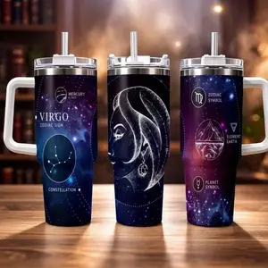 Virgo 40oz Tumbler Maiden Horoscope Zodiac Cup Birthday Present Idea