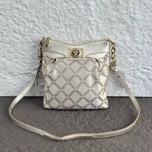 Pre-owned VERSACE Nylon Shoulder Bags 7.8'' R2879 Shoulder Bag C14538730602 0402 T1 Qiqi