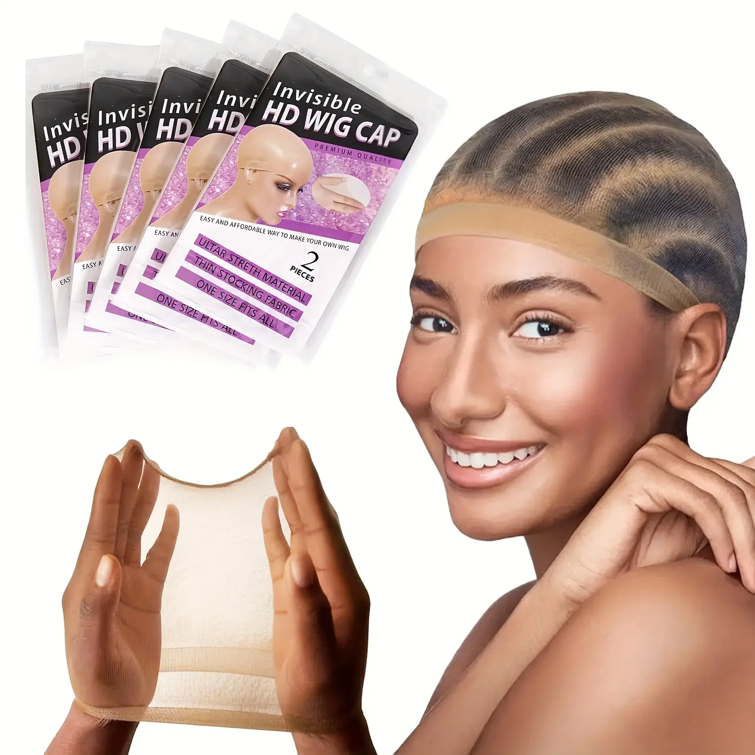 Showrealhair Five Package HD Wig Caps For Women one