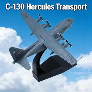 1/200 Scale C-130 Hercules Transport Airplane Model Metal DieCast Aircraft Model，for Aviation Enthusiasts, Christmas Gifts, Birthday Holiday Gifts and Collectibles
