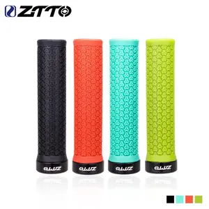 Bicycle Handlebar Grips Rubber Mountain Bike Foldable Bike Handlebar Covers Universal Double Channel Handlebar Accessories
