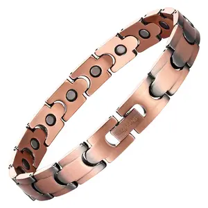 MagEnergy Copper Bracelets for Men Women,Copper Magnetic Bracelet with Adjustable Jewelry Gift