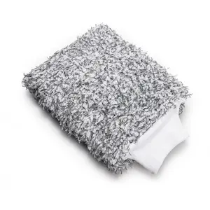 BLACKLINE Microfiber Wash Mitt: Ultra-soft, scratch-free, high-absorbency, lint & streak-free. Perfect for foam cannon & bucket washes.