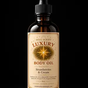 Strawberries and cream body oil