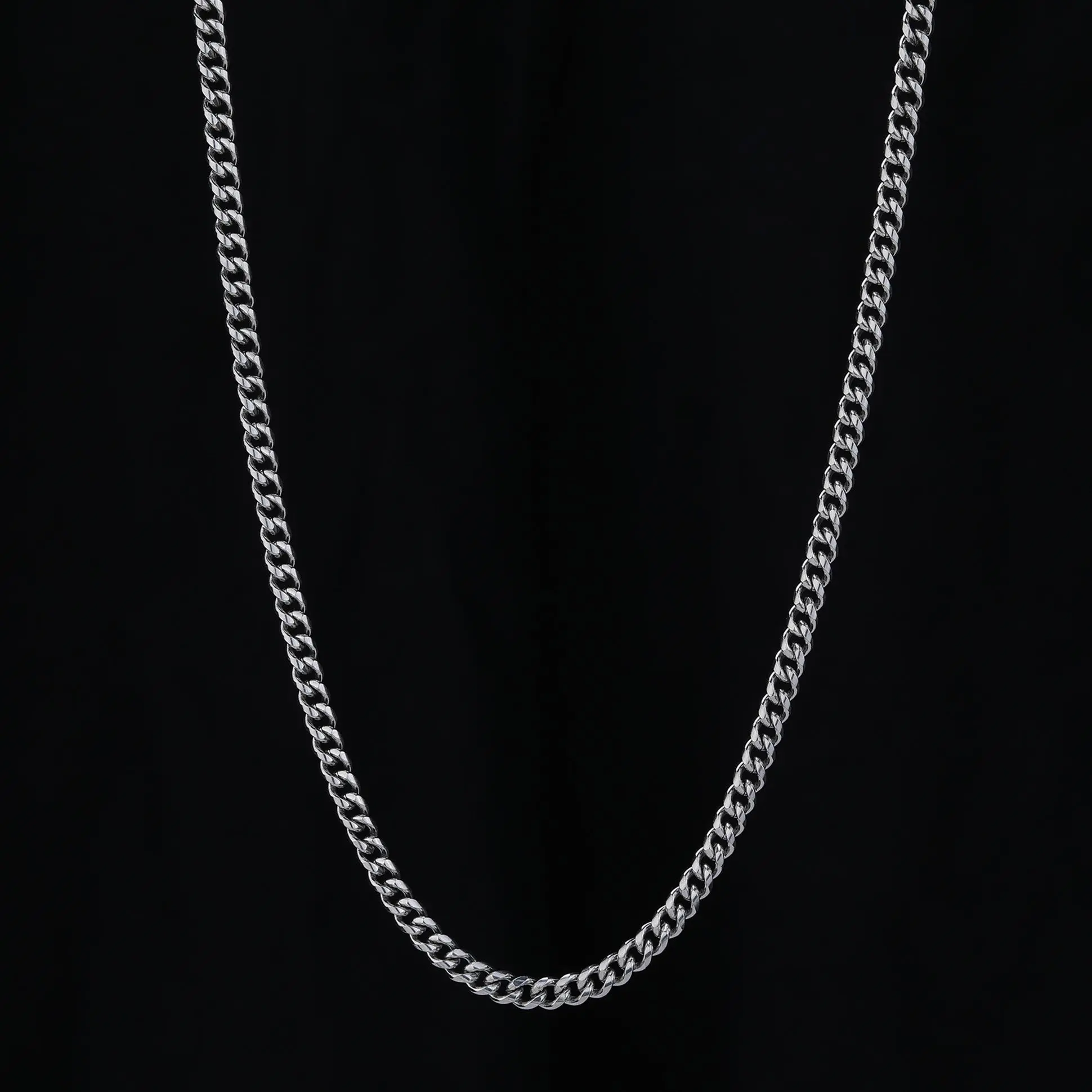 Cuban Link Chain 5mm - Silver RG132