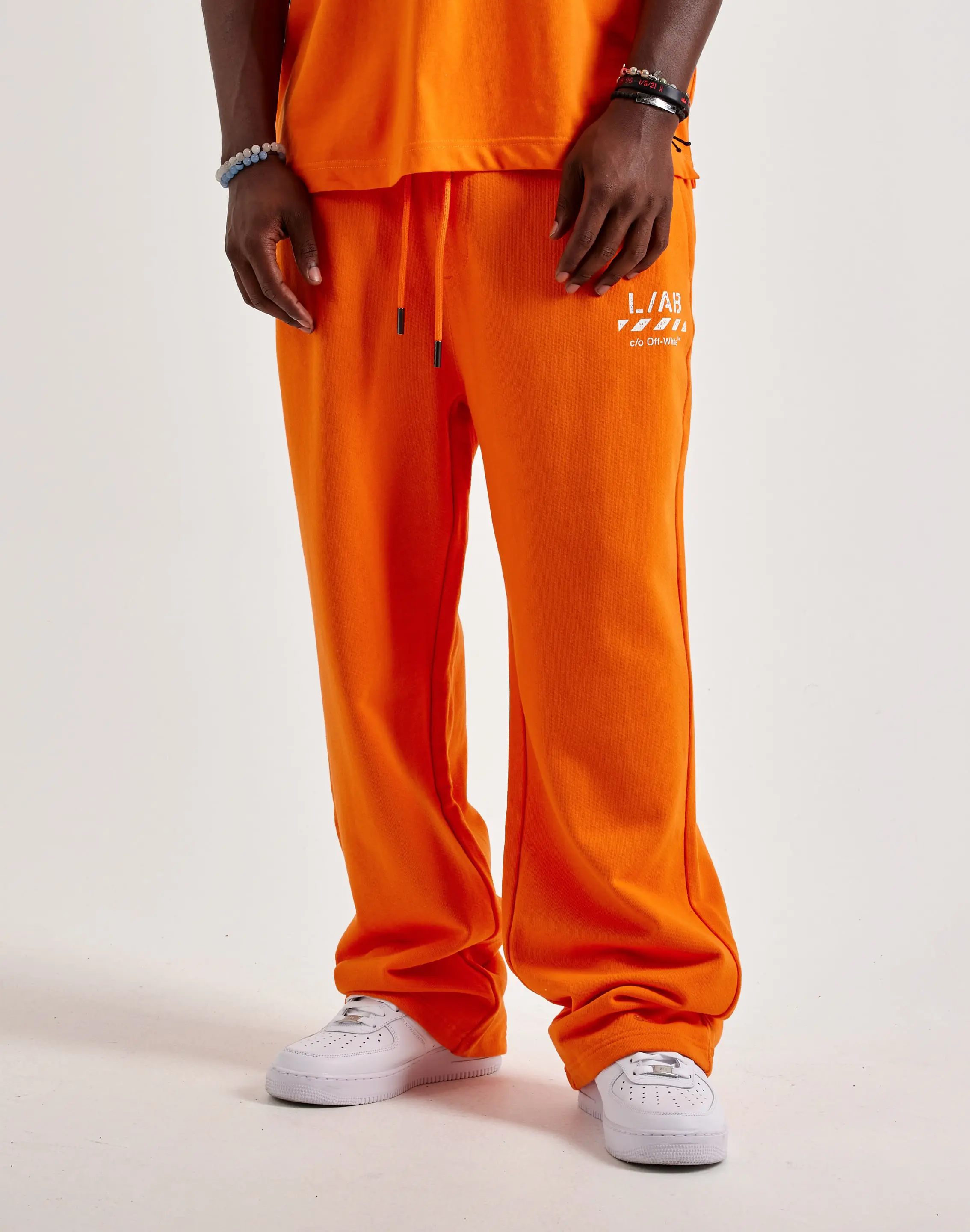 Mens Off-White L/AB Diagonal Fleece Pants