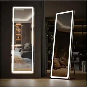 64"x21"/ 71"x26" Full Length Mirror with Frame and Glass for Bedroom Decor Wall