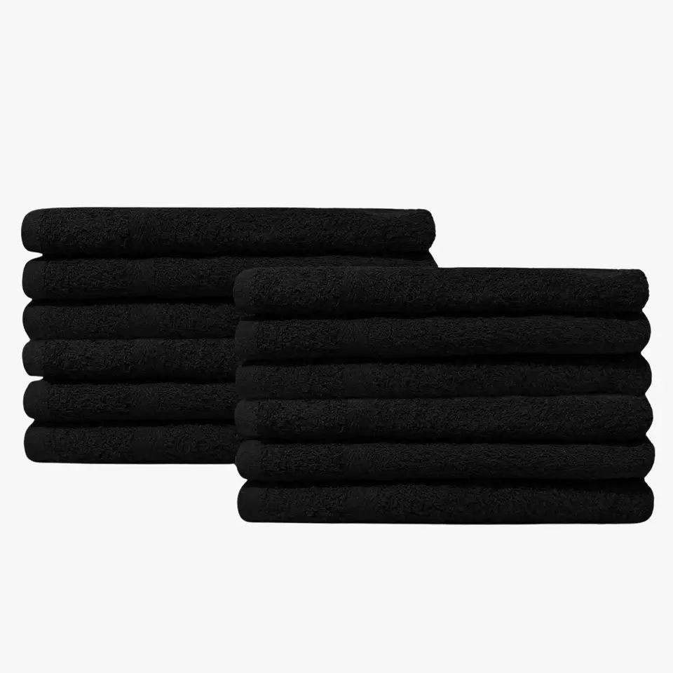 6 Pack Salon Towels 100% Cotton Towel Pack Spa Towel in 16x27 inches.