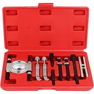 (R Bearing Separator (Mini) 9 Pieces Bearing Puller Kit Includes Yoke & Extensions,Puller Set, Heavy Duty Bearing Splitter Tool Kit