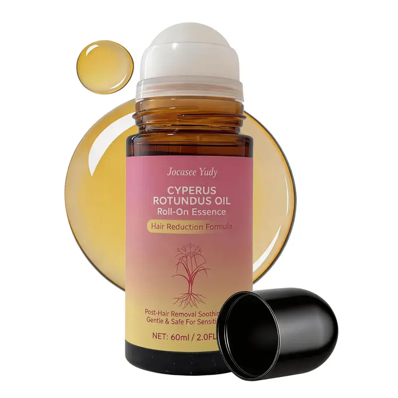 Cyperus Rotundus Oil for Natural Hair Reduction Body Roll-On Serum- 60ml/2oz