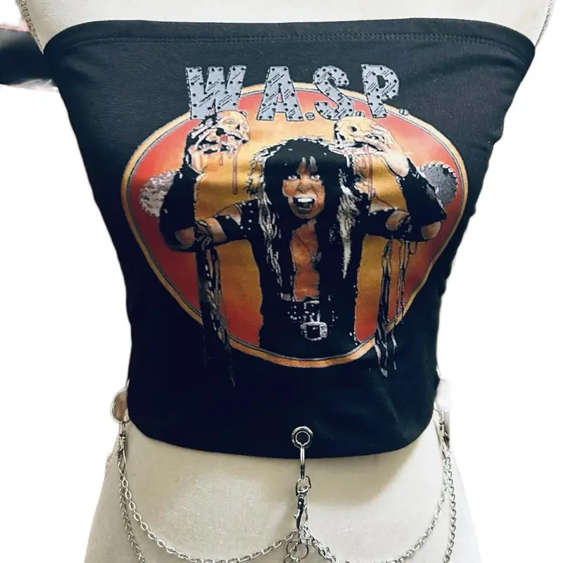 Wasp women’s tube top summer wear ,concert wear Wasp women’s tube top summer wear ,concert wear
